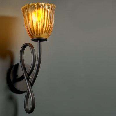 Veneto Luce Capellini Wall Sconce by Justice Design Group - Starlight Lighting USA and Canada